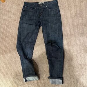 Naked & Famous Denim Women's Dark Blue Straight Jeans